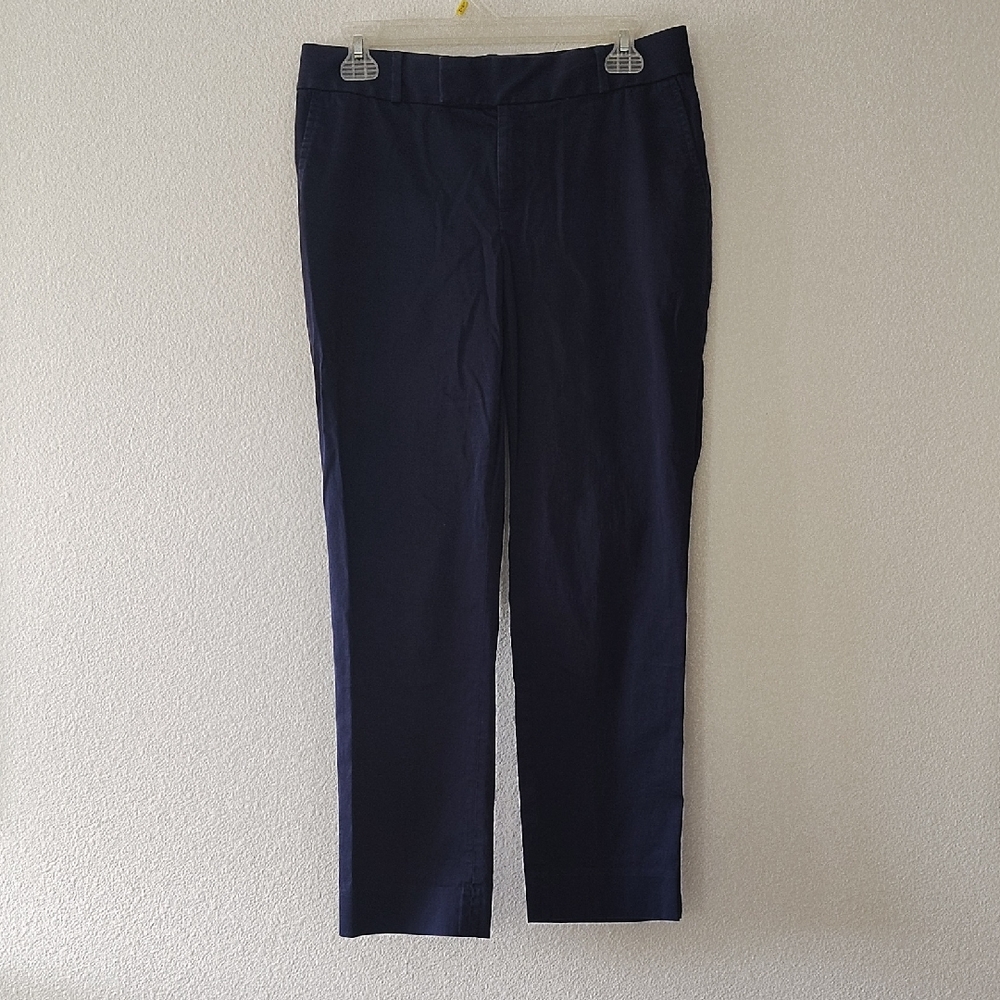 Banana Republic Women's Navy Blue Ankle Length Business Casual Dress Pant Size 2